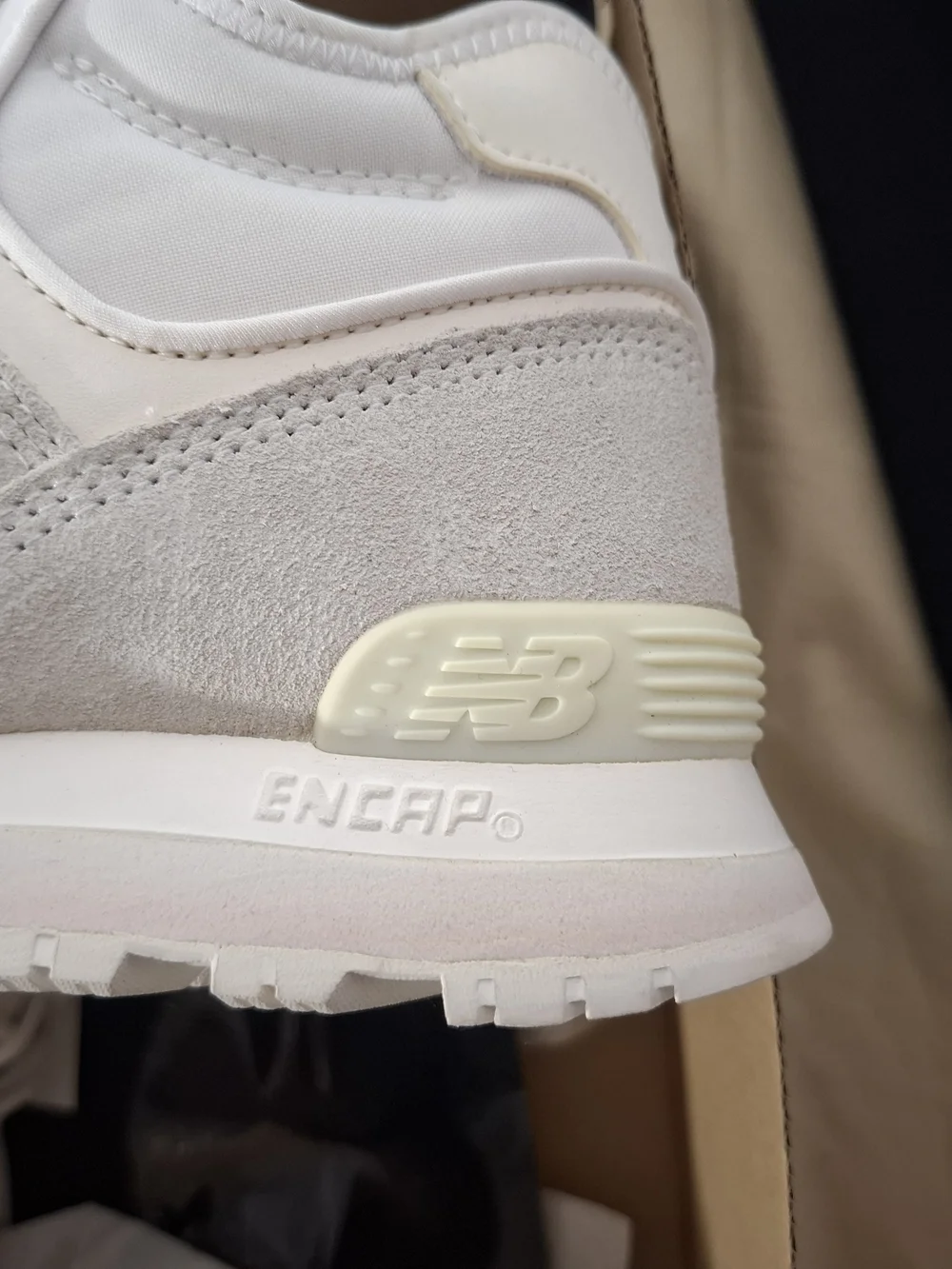 New Balance 574 Men's Sneakers in Light Beige and White
